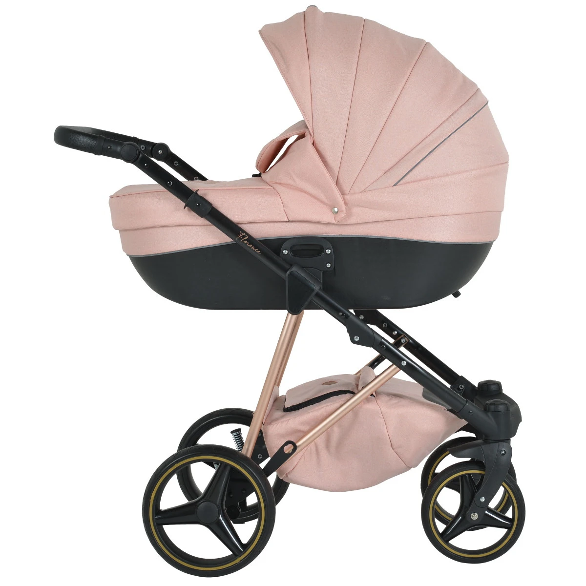 Cangaroo Florence Pink 3-in-1 Kinderwagen Incl. Autostoel 109995 4 Cangaroo Florence Pink 3-in-1 Kinderwagen Incl. Autostoel 109995 - Afbeelding 2