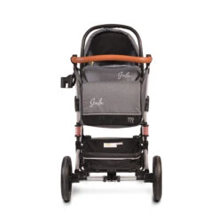 Cangaroo Gala Steel Grey 3-in-1 Combi Kinderwagen Incl. Autostoel -Kinderwagen Winkel cangaroo gala black leather 3 in 1 combi kinderwagen incl autostoel 5