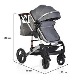 Cangaroo Gala Premium Panther 3-in-1 Combi Kinderwagen Incl. Autostoel -Kinderwagen Winkel cangaroo gala premium panther 2