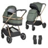 Cangaroo Hydra Green 2-in-1 Kinderwagen Incl. Adapter 2 Cangaroo Hydra Green 2-in-1 Kinderwagen Incl. Adapter -Kinderwagen Winkel cangaroo hydra green 2 in 1 kinderwagen incl. adapter 1
