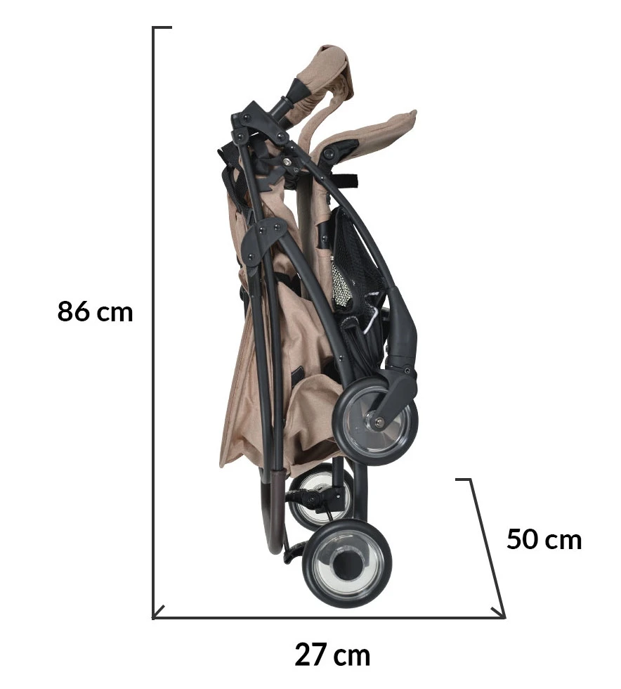 Cangaroo London Beige Wandelwagen 5598 15 Cangaroo London Beige Wandelwagen 5598 - Afbeelding 13