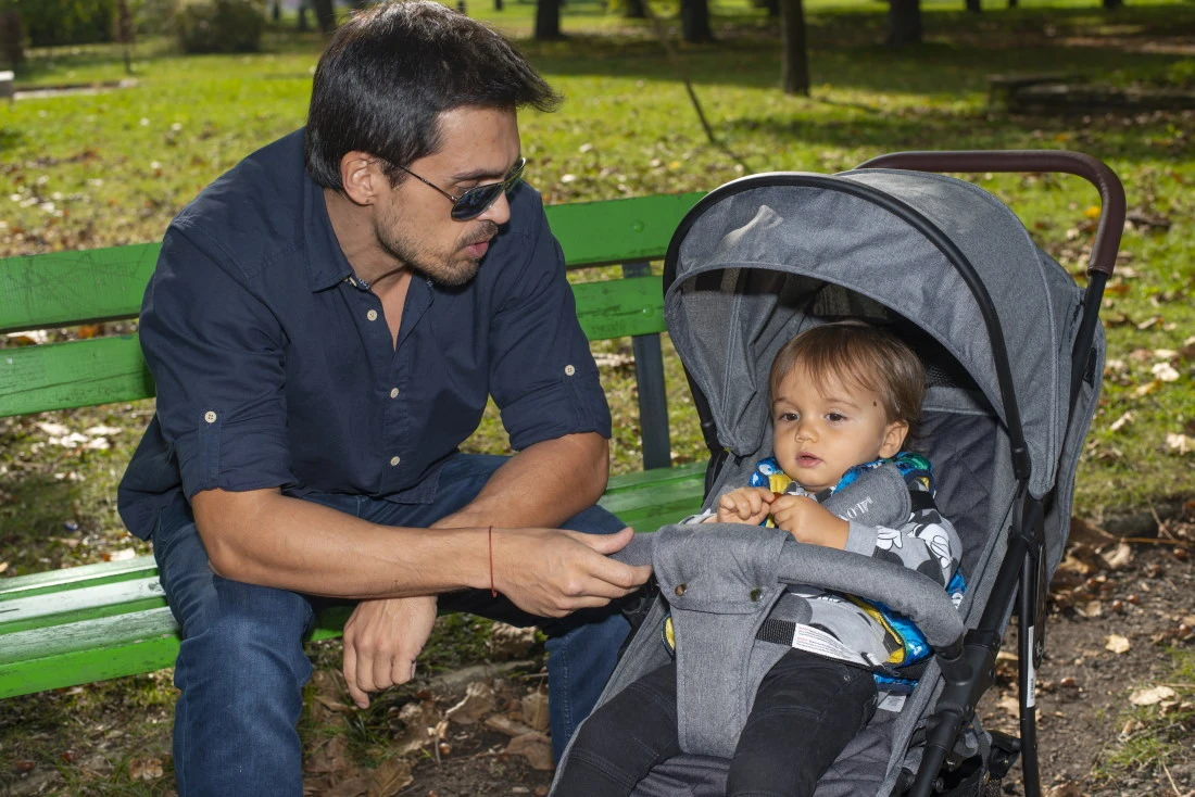 Cangaroo London Beige Wandelwagen 5598 17 Cangaroo London Beige Wandelwagen 5598 - Afbeelding 15