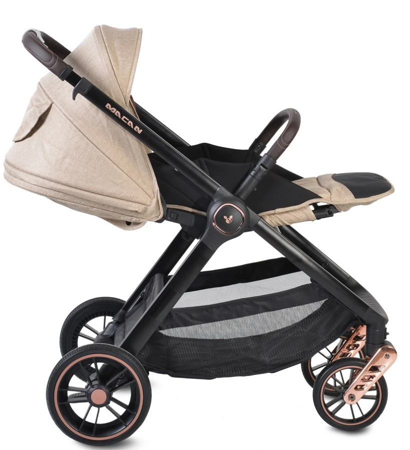 Cangaroo Macan Black 3-in-1 Combi Kinderwagen Incl. Autostoel 2826 10 Cangaroo Macan Black 3-in-1 Combi Kinderwagen Incl. Autostoel 2826 - Afbeelding 8