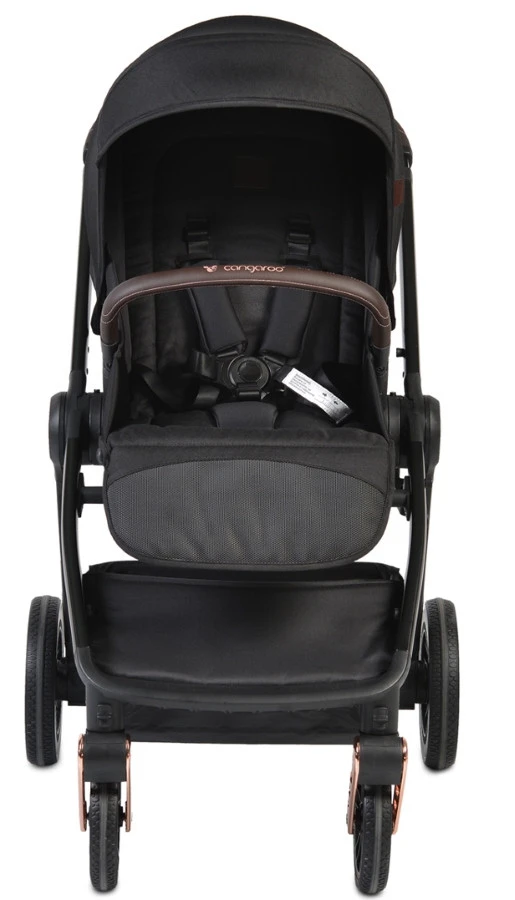 Cangaroo Macan Black 3-in-1 Combi Kinderwagen Incl. Autostoel 2826 6 Cangaroo Macan Black 3-in-1 Combi Kinderwagen Incl. Autostoel 2826 - Afbeelding 4