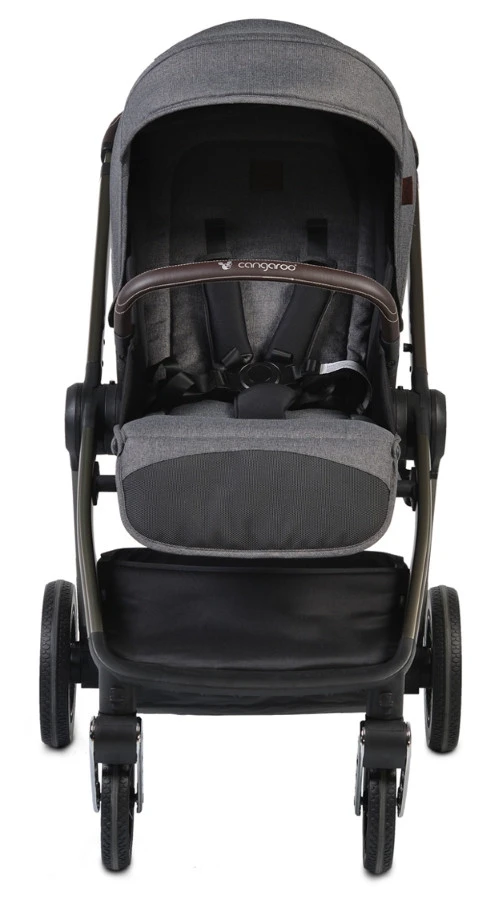 Cangaroo Macan Grey 3-in-1 Combi Kinderwagen Incl. Autostoel 2819 6 Cangaroo Macan Grey 3-in-1 Combi Kinderwagen Incl. Autostoel 2819 - Afbeelding 4