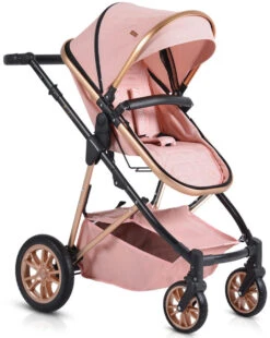 Cangaroo Midas Pink 3-in-1 Combi Kinderwagen Incl. Autostoel -Kinderwagen Winkel cangaroo midas pink 3 in 1 combi kinderwagen incl. autostoel 4