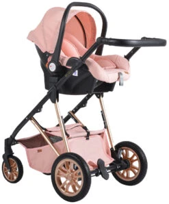 Cangaroo Midas Pink 3-in-1 Combi Kinderwagen Incl. Autostoel -Kinderwagen Winkel cangaroo midas pink 3 in 1 combi kinderwagen incl. autostoel 7