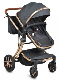 Cangaroo Polly Black 3-in-1 Combi Kinderwagen Incl. Autostoel -Kinderwagen Winkel cangaroo polly black 3 in 1 combi kinderwagen incl. autostoel 3