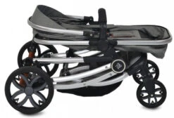 Cangaroo Polly Black 3-in-1 Combi Kinderwagen Incl. Autostoel -Kinderwagen Winkel cangaroo polly grey 3 in 1 combi kinderwagen incl. autostoel 7 1