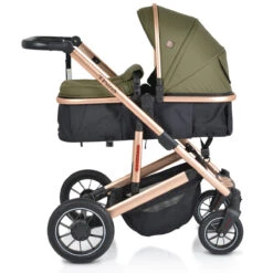Cangaroo Thira Green 3-in-1 Combi Kinderwagen Incl. Autostoel -Kinderwagen Winkel cangaroo thira green 3 in 1 combi kinderwagen 2