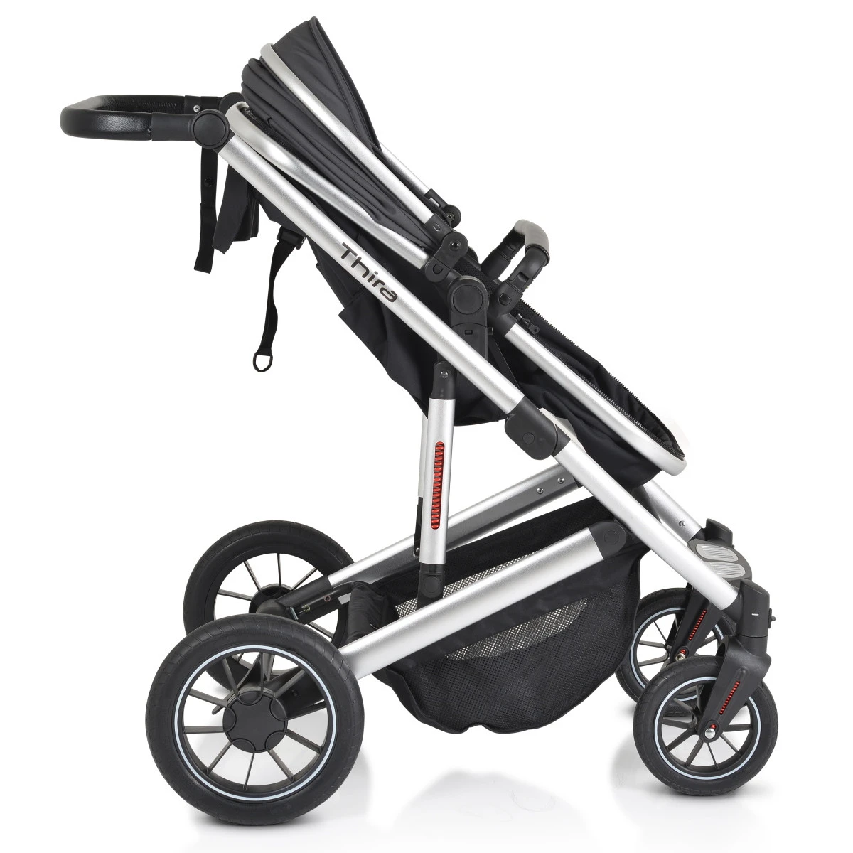Cangaroo Thira Grey 3-in-1 Combi Kinderwagen Incl. Autostoel 18 Cangaroo Thira Grey 3-in-1 Combi Kinderwagen Incl. Autostoel - Afbeelding 16