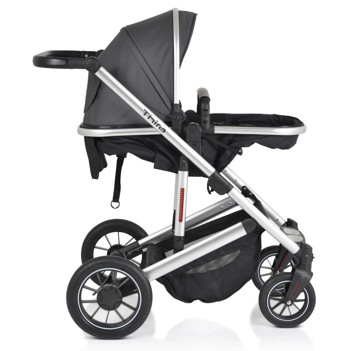 Cangaroo Thira Grey 3-in-1 Combi Kinderwagen Incl. Autostoel 19 Cangaroo Thira Grey 3-in-1 Combi Kinderwagen Incl. Autostoel - Afbeelding 17