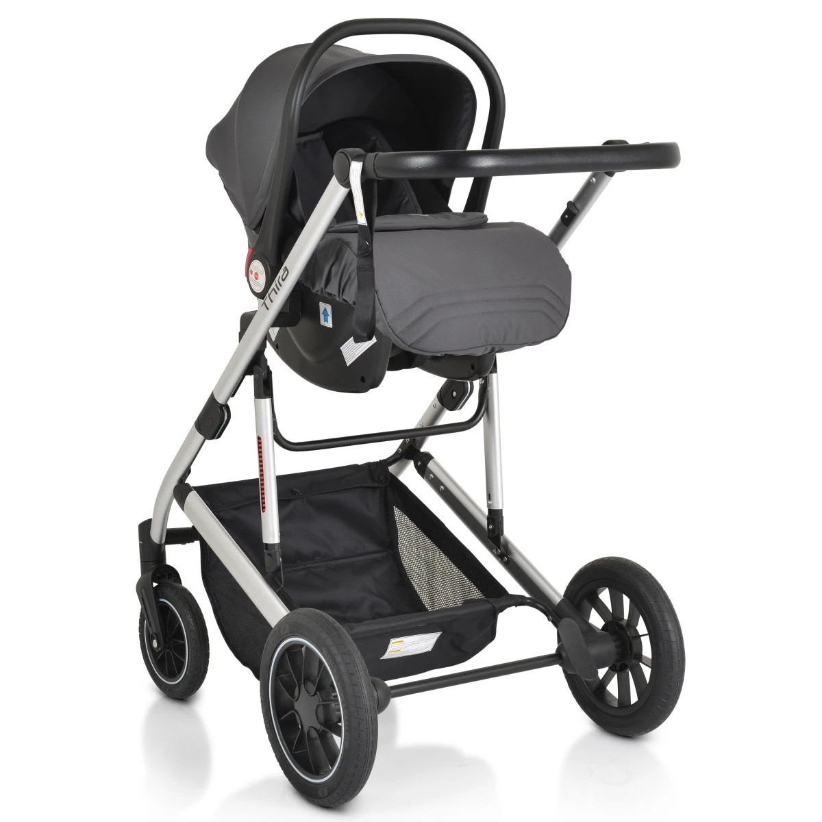Cangaroo Thira Grey 3-in-1 Combi Kinderwagen Incl. Autostoel 22 Cangaroo Thira Grey 3-in-1 Combi Kinderwagen Incl. Autostoel - Afbeelding 20