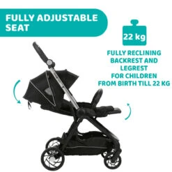 Chicco One4Ever Pirate Black Meegroei Wandelwagen 607988142 -Kinderwagen Winkel chicco one4ever wandelwagen 14 2