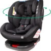 Ding Cruz Black 360° Isofix Autostoel 0-36kg DI-101919 1 Ding Cruz Black 360° Isofix Autostoel 0-36kg DI-101919 -Kinderwagen Winkel di 101919 ding cruz black arrow 1