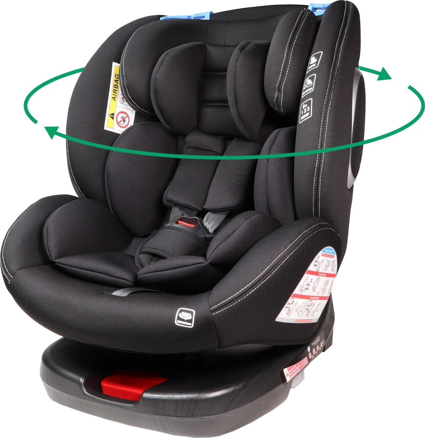 Ding Cruz Black 360° Isofix Autostoel 0-36kg DI-101919 3 Ding Cruz Black 360° Isofix Autostoel 0-36kg DI-101919