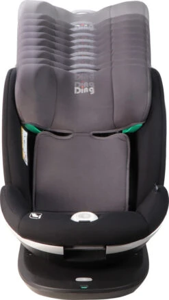 Ding Mace Black/Grey 360° I-Size Autostoel 0-36kg DI-111917 -Kinderwagen Winkel di 111917 ding mace black grey 02