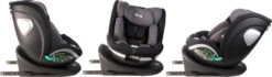 Ding Mace Black/Grey 360° I-Size Autostoel 0-36kg DI-111917 -Kinderwagen Winkel di 111917 ding mace black grey 03