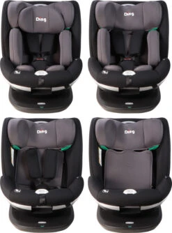 Ding Mace Black/Grey 360° I-Size Autostoel 0-36kg DI-111917 -Kinderwagen Winkel di 111917 ding mace black grey 05