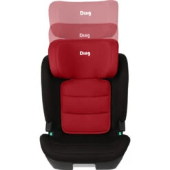 Ding Aron Red I-Size Autostoel 15-36 Kg DI-111923 -Kinderwagen Winkel ding aron red i size di 111923 11positions