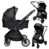 Ding Fenix Black/Black 3-in-1 Combi Kinderwagen Incl. Autostoel -Kinderwagen Winkel ding fenix black kinderwagen101 1
