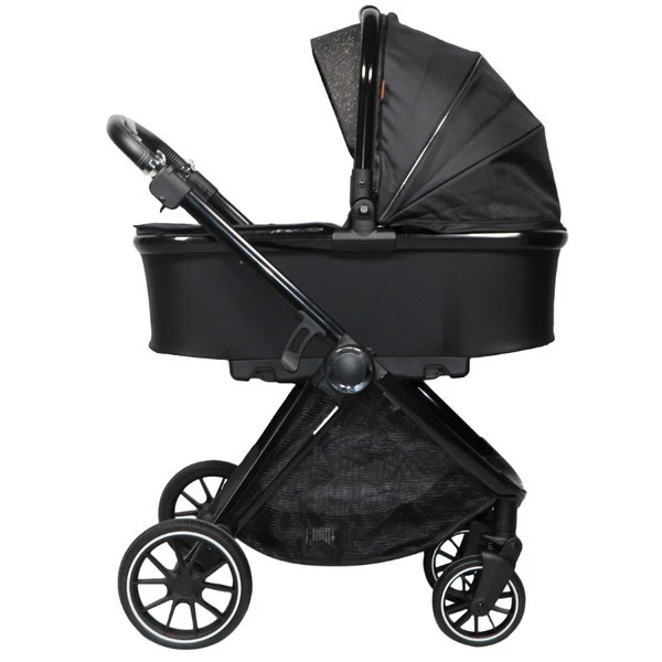 Ding Fenix Black/Black 3-in-1 Combi Kinderwagen Incl. Autostoel 7 Ding Fenix Black/Black 3-in-1 Combi Kinderwagen Incl. Autostoel - Afbeelding 5