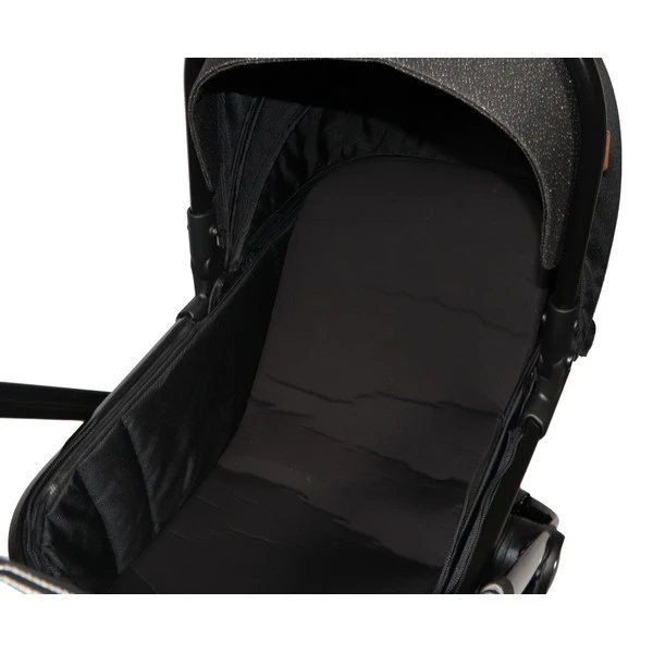 Ding Fenix Black/Black 3-in-1 Combi Kinderwagen Incl. Autostoel 8 Ding Fenix Black/Black 3-in-1 Combi Kinderwagen Incl. Autostoel - Afbeelding 6