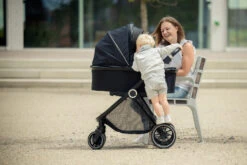 Ding Fenix Black/Black Kinderwagen DI-191701 -Kinderwagen Winkel ding fenix black kinderwagen 2
