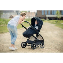 Ding Fenix Black/Black 3-in-1 Combi Kinderwagen Incl. Autostoel 38 Ding Fenix Black/Black 3-in-1 Combi Kinderwagen Incl. Autostoel -Kinderwagen Winkel ding fenix black kinderwagen 4 1