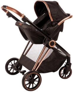 Ding Fenix Black/Rose Autostoel 0-13kg -Kinderwagen Winkel ding fenix black rose kinderwagen incl. autostoel 2 1 1
