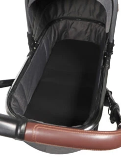 Ding Fenix Grey/Silver 3-in-1 Combi Kinderwagen Incl. Autostoel -Kinderwagen Winkel ding fenix greysilver kinderwagen10 1