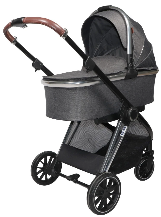 Ding Fenix Grey/Silver Kinderwagen DI-191703 3 Ding Fenix Grey/Silver Kinderwagen DI-191703 - Afbeelding 2