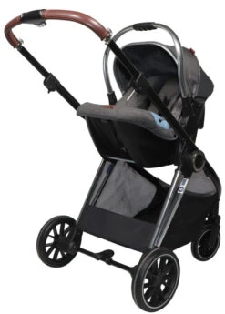 Ding Fenix Grey/Silver 3-in-1 Combi Kinderwagen Incl. Autostoel -Kinderwagen Winkel ding fenix greysilver kinderwagen15