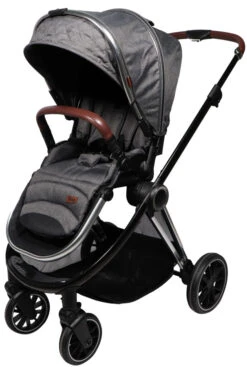 Ding Fenix Grey/Silver 3-in-1 Combi Kinderwagen Incl. Autostoel -Kinderwagen Winkel ding fenix greysilver kinderwagen2 1