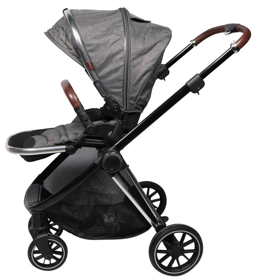 Ding Fenix Grey/Silver Kinderwagen DI-191703 9 Ding Fenix Grey/Silver Kinderwagen DI-191703 - Afbeelding 8
