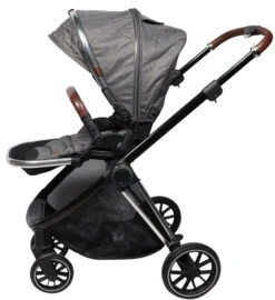 Ding Fenix Grey/Silver 3-in-1 Combi Kinderwagen Incl. Autostoel -Kinderwagen Winkel ding fenix greysilver kinderwagen4 1