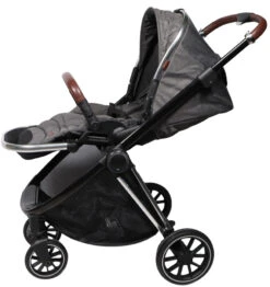 Ding Fenix Grey/Silver 3-in-1 Combi Kinderwagen Incl. Autostoel -Kinderwagen Winkel ding fenix greysilver kinderwagen5 1