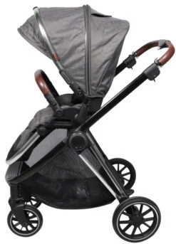 Ding Fenix Grey/Silver 3-in-1 Combi Kinderwagen Incl. Autostoel -Kinderwagen Winkel ding fenix greysilver kinderwagen7 1
