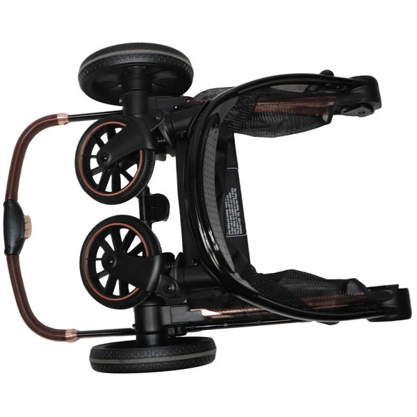 Ding Fenix Black/Black 3-in-1 Combi Kinderwagen Incl. Autostoel 17 Ding Fenix Black/Black 3-in-1 Combi Kinderwagen Incl. Autostoel - Afbeelding 15