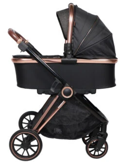 Ding Fenix Black/Rose 3-in-1 Combi Kinderwagen Incl. Autostoel -Kinderwagen Winkel ding fenix rose kinderwagen13 1