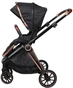 Ding Fenix Black/Rose 3-in-1 Combi Kinderwagen Incl. Autostoel -Kinderwagen Winkel ding fenix rose kinderwagen6 1
