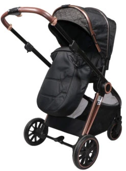 Ding Fenix Black/Rose 3-in-1 Combi Kinderwagen Incl. Autostoel -Kinderwagen Winkel ding fenix rose kinderwagen7 1