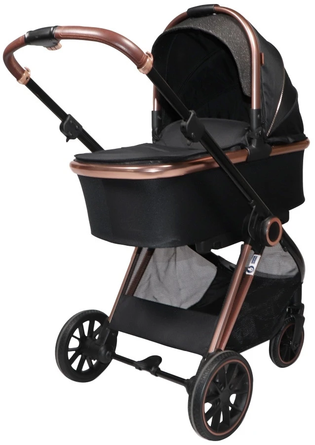 Ding Fenix Black/Rose Kinderwagen DI-191702 14 Ding Fenix Black/Rose Kinderwagen DI-191702 - Afbeelding 12