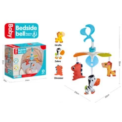 Eco Toys Blue Babymobiel Kinderwagen Speelgoed HC527701 -Kinderwagen Winkel eco toys animals muziekmobiel 3