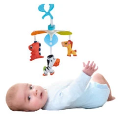 Eco Toys Blue Babymobiel Kinderwagen Speelgoed HC527701 -Kinderwagen Winkel eco toys animals muziekmobiel 4