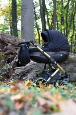 Baby Merc Faster 3 Black/Gold Limited Edition Kinderwagen Incl. Autostoel L143 -Kinderwagen Winkel faster gold 2