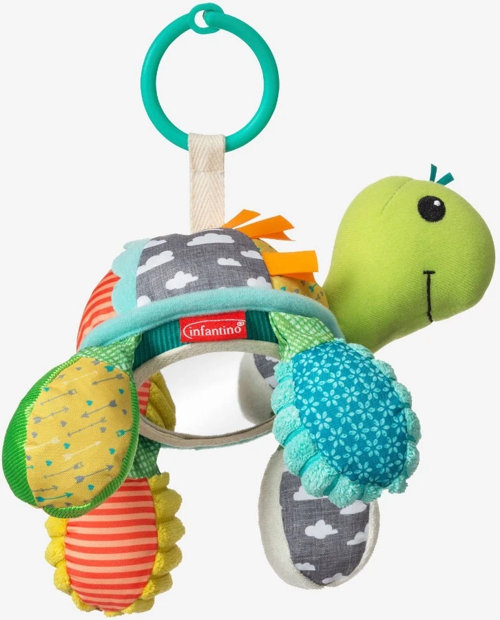 Infantino Go Gaga Mirror Pal Turtle Spiegel BK-216003 4 Infantino Go Gaga Mirror Pal Turtle Spiegel BK-216003 - Afbeelding 2