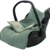 Jollein Basic Knit Forest Green 3/5 Punts 0-9 Maanden Autostoel Voetenzak 025-811-65371 -Kinderwagen Winkel jollein basic knit forest green 3 5 punts 0 9 maanden autostoel voetenzak 025 811 65371