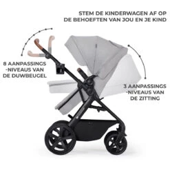 Kinderkraft A-Tour Light Grey 3-in-1 Kinderwagen Incl. Autostoel KSATOU00LGR3000 -Kinderwagen Winkel kinderkraft a tour light grey 3 in 1 kinderwagen incl. autostoel ksatou00lgr3000 8