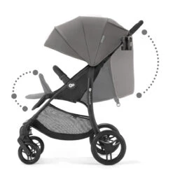 Kinderkraft Askoy Onyx Black Wandelwagen KSASKO00BLK0000 -Kinderwagen Winkel kinderkraft askoy wandelwagen 10 1